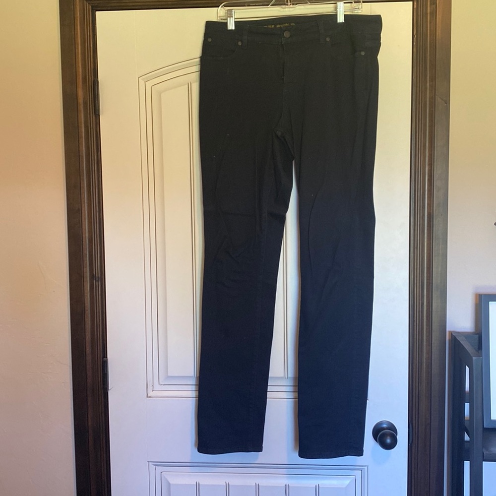 Dark denim jeans